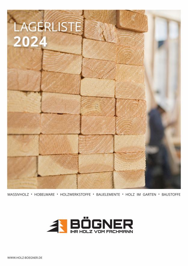 Katalog-Vorschaubild: Bögner Lagerliste Gesamt