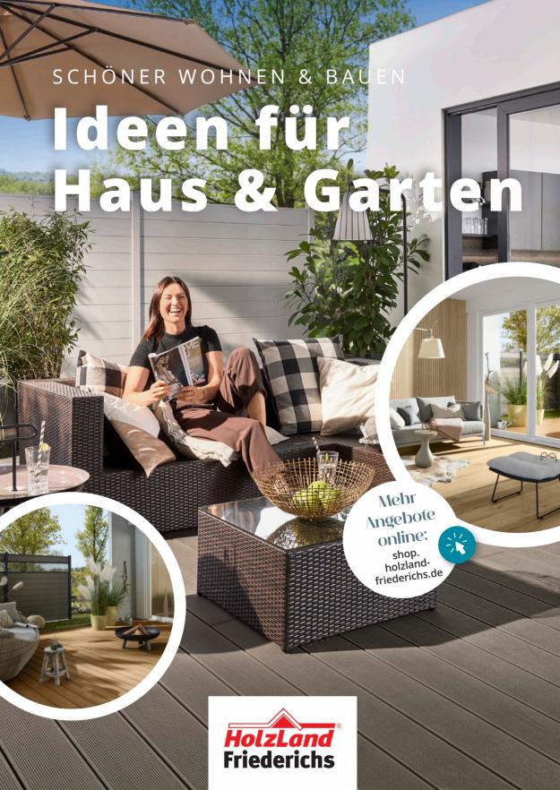 Katalog Cover HolzLand Friederichs - der interaktive Katalog