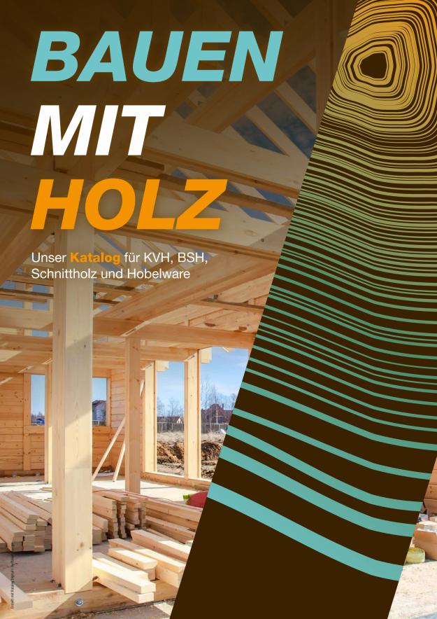 Katalog Cover Scherf - Bauen mit Holz 